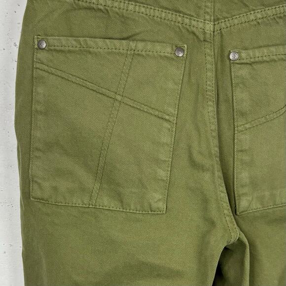 Ragged Priest Combat Jeans Green Khaki Denim High Rise Organic Cotton Cargo 28 - Picture 14 of 16